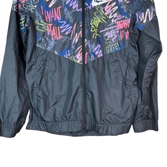 Nike Sportswear Allover Print Windrunner Jacket Girls Size Large‎ - Picture 3 of 11